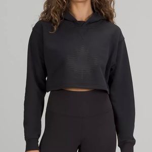 Lululemon Team Canada All Yours Cropped Hoodie 
CPC Logo, TEAM CANADA, Black